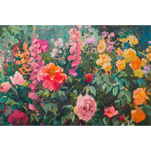 fleurs peinture