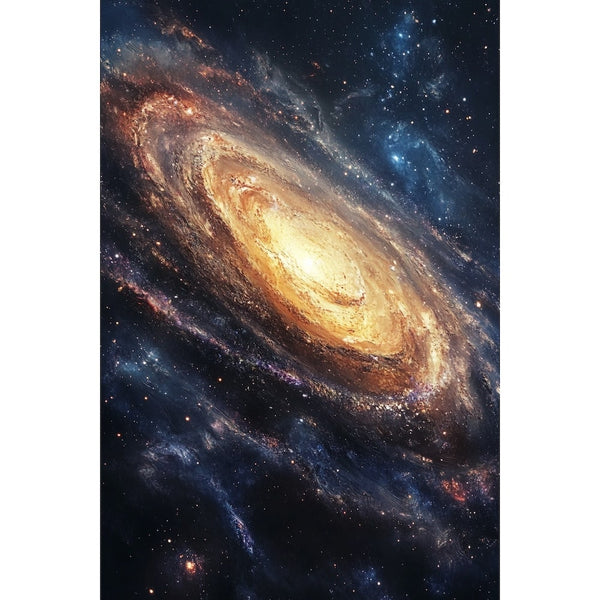 Peinture de Galaxie, art mural décoration nature