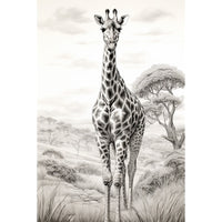 Thumbnail for girafe dessin peinture