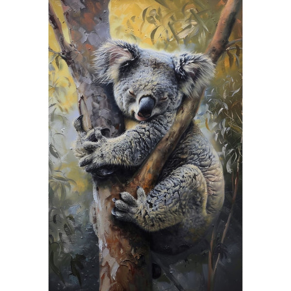 Peinture Koala, art mural décoration nature