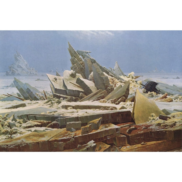 Tableau la Mer de Glace, art mural décoration nature