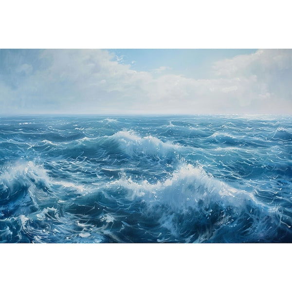 Tableau Peinture sur Toile Mer, art mural décoration nature