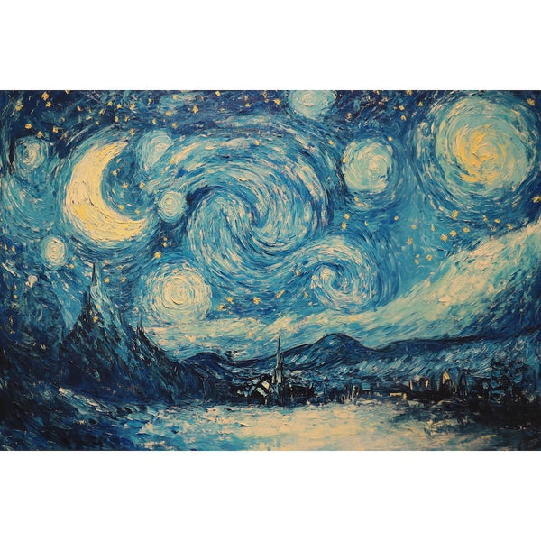 Tableau La Nuit des Étoiles, art mural décoration nature