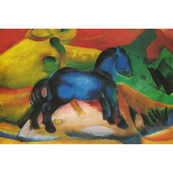 Le Cheval Bleu Tableau, art mural décoration nature