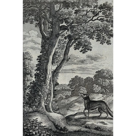 Tableau le Corbeau et le Renard, art mural décoration nature