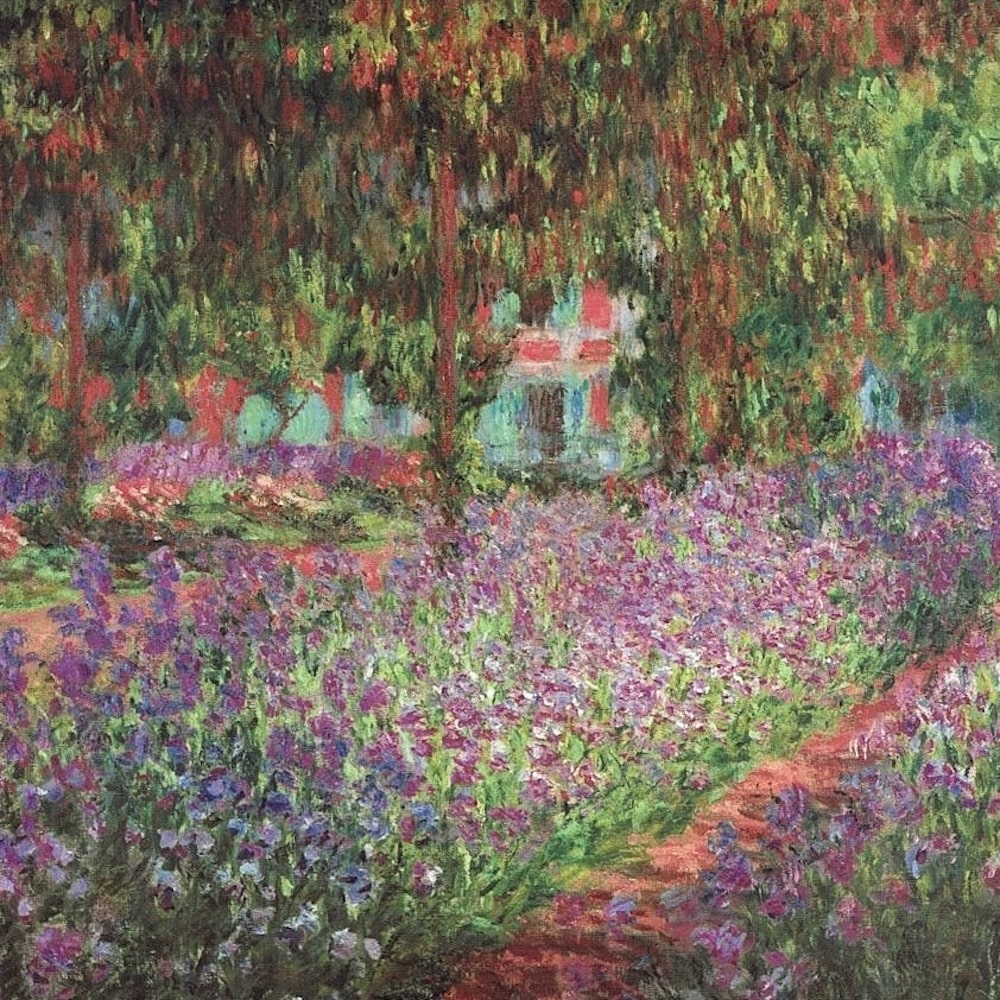 le jardin de monet tableau