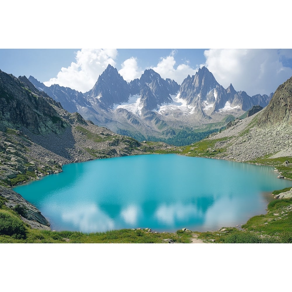 le lac de l eychauda tableau