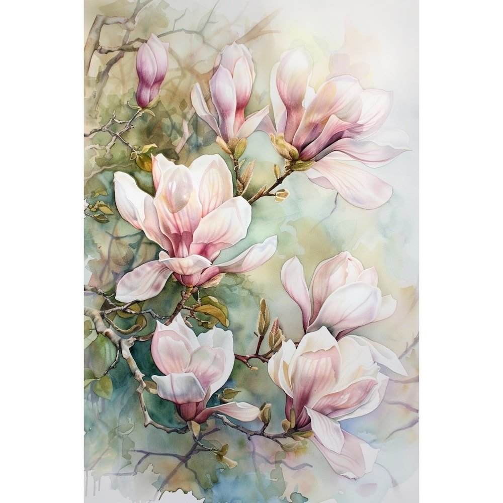 magnolia peinture