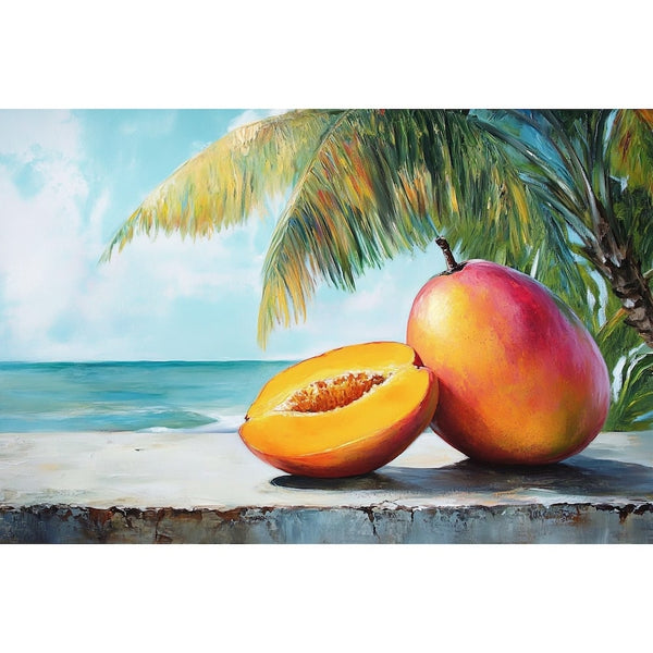 Peinture Mangue, art mural décoration nature