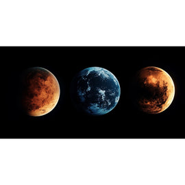 Tableau Venus et Mars, art mural décoration nature