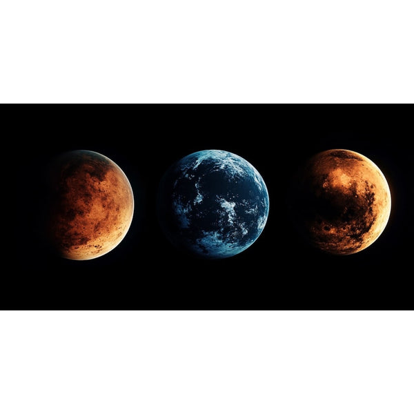 Tableau Venus et Mars, art mural décoration nature