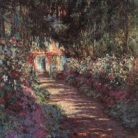 Peinture Fleurs Monet, art mural décoration nature