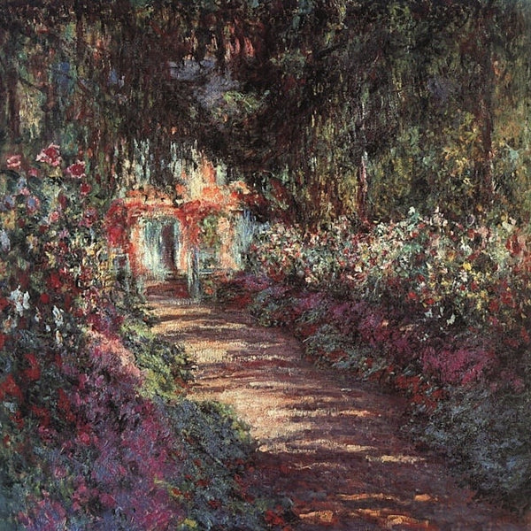 Peinture Fleurs Monet, art mural décoration nature