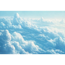 Peinture Acrylique Nuage, art mural décoration nature