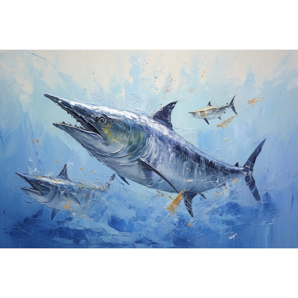 Tableau Ballet Sous-Marin, art mural décoration nature