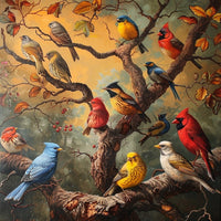 Thumbnail for oiseaux en peinture