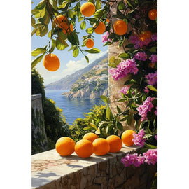 Tableau Orange, art mural décoration nature