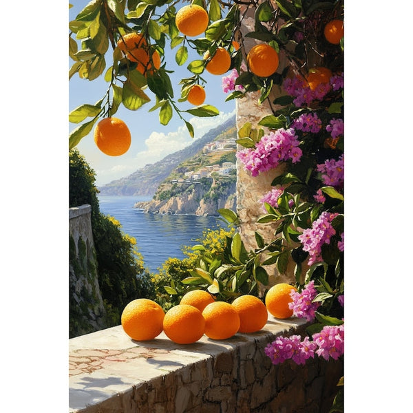Tableau Orange, art mural décoration nature