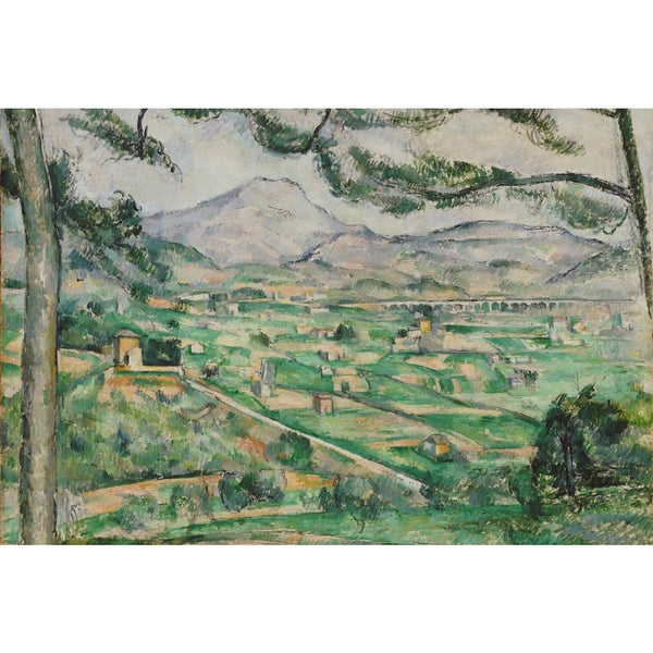 Peinture Montagne Sainte Victoire Cézanne, art mural décoration nature