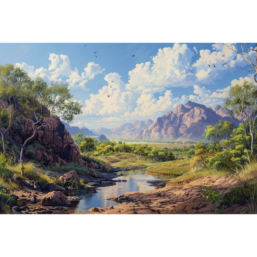 Peinture sur Toile Paysage, art mural décoration nature