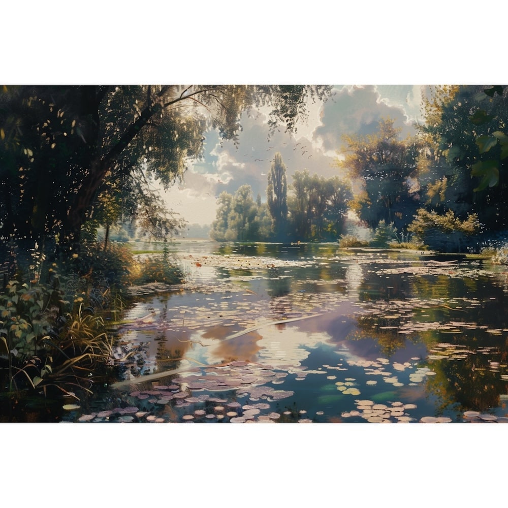 paysage de loire peinture