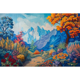 Peinture Paysage Dessin, art mural décoration nature