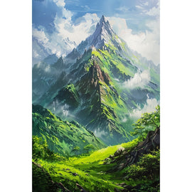 Peinture Acrylique de Paysage, art mural décoration nature