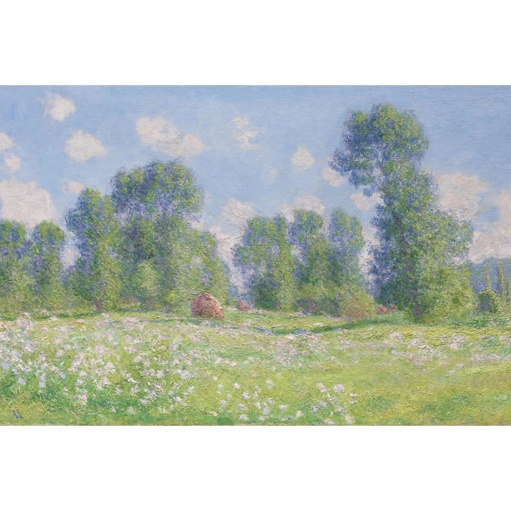 Peinture Paysage Monet, art mural décoration nature