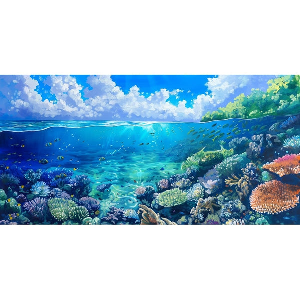 Peinture sur Toile Paysage Marin, art mural décoration nature