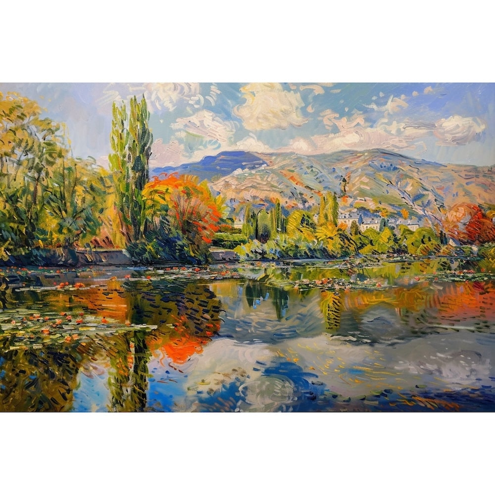 Peinture Romantique Paysage, art mural décoration nature