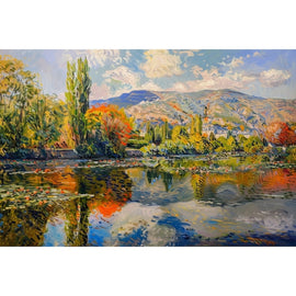 Peinture Romantique Paysage, art mural décoration nature