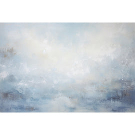 Peinture Abstraite Hiver, art mural décoration nature