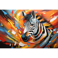 Thumbnail for peinture abstraite zebre