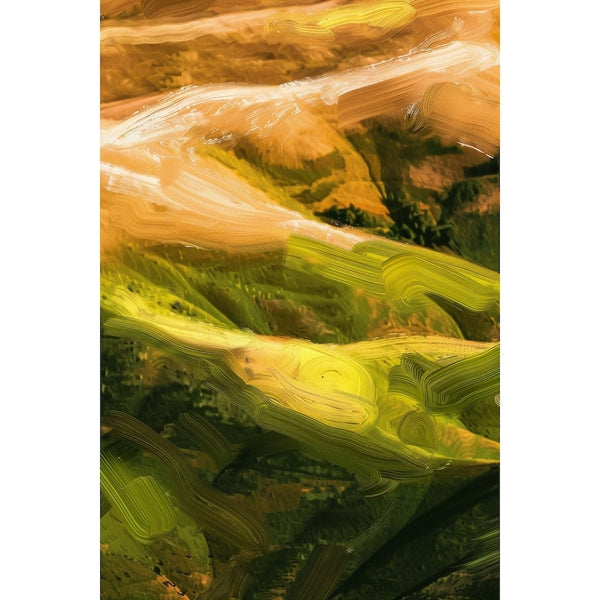 Peinture Acrylique Paysage Abstrait, art mural décoration nature