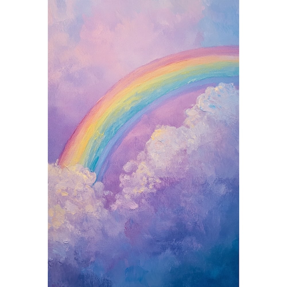 peinture chambre arc en ciel