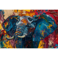 Thumbnail for peinture d elephant abstrait