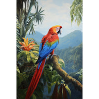 Thumbnail for peinture de perroquet sur toile