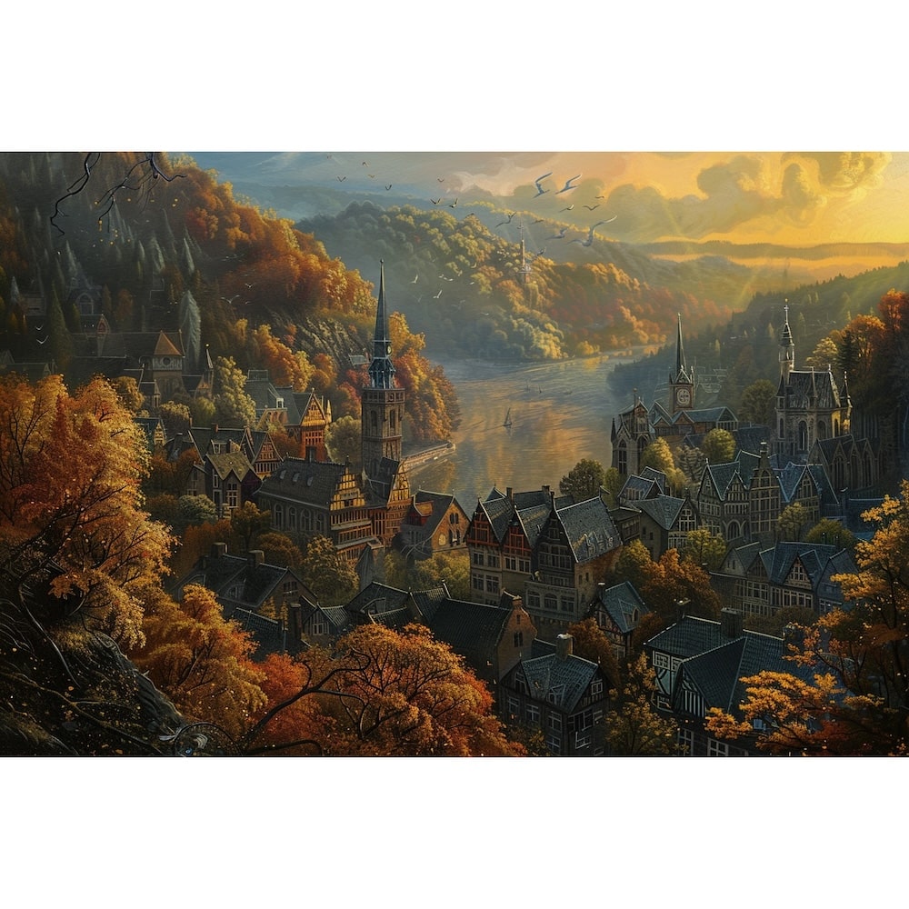 peinture du 19ème siècle paysage