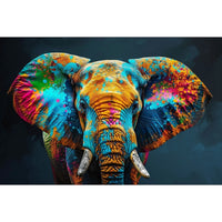 Thumbnail for peinture elephant colore