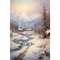 Thumbnail for peinture hiver neige