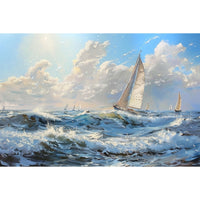 Thumbnail for peinture mer et bateau