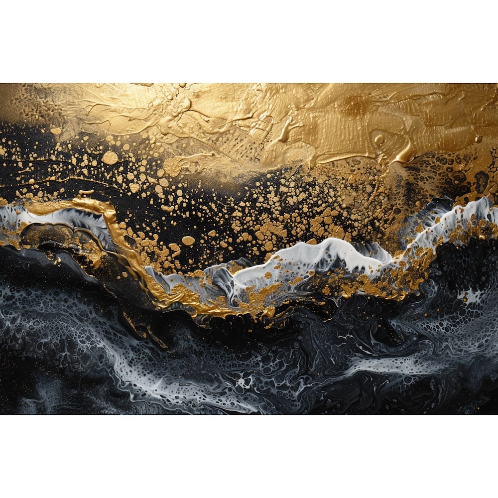 Peinture Bord de Mer Moderne, art mural décoration nature