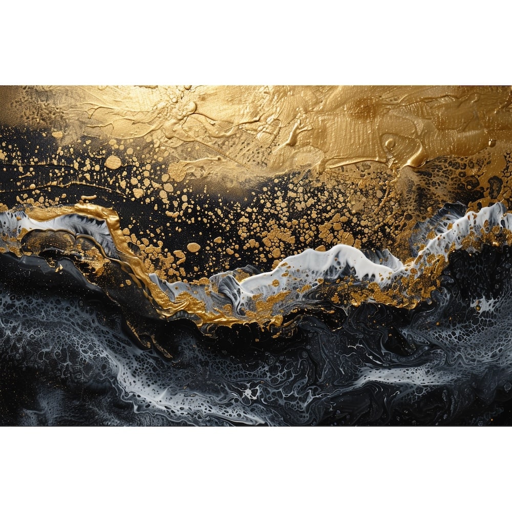 peinture moderne bord de mer