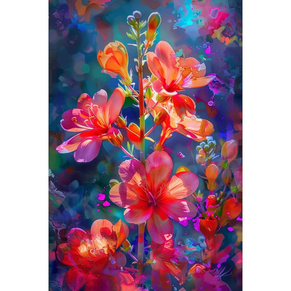 peinture moderne de fleurs