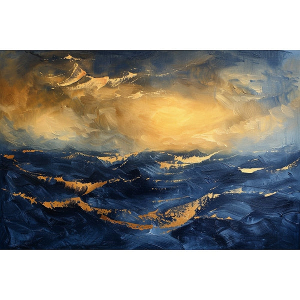 Peinture Mer Moderne, art mural décoration nature