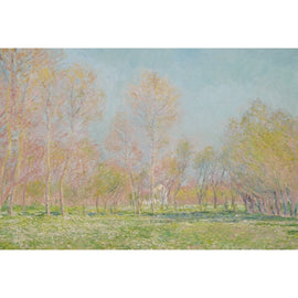 Peinture Printemps Monet, art mural décoration nature