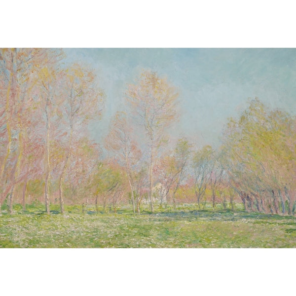 Peinture Printemps Monet, art mural décoration nature