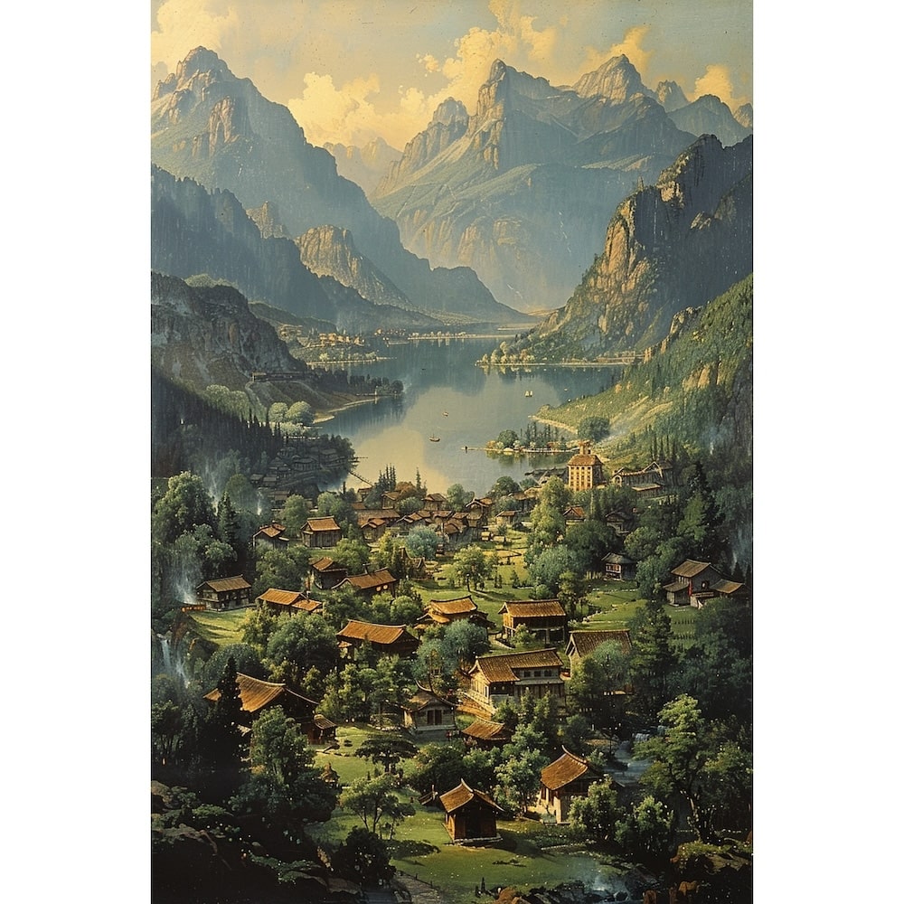 peinture paysage 19e siècle