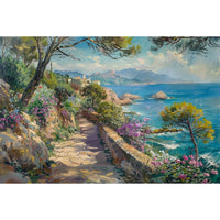 Thumbnail for peinture paysage de bord de mer