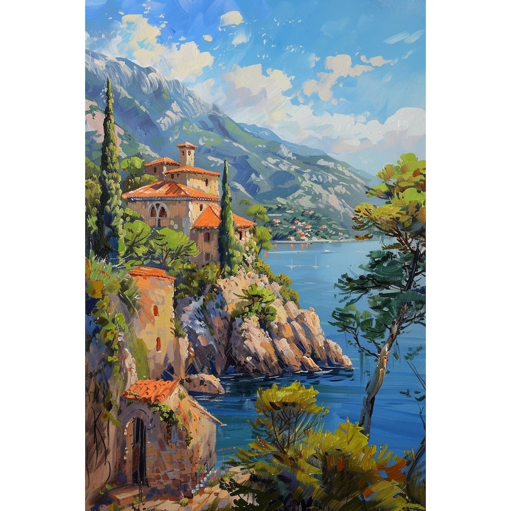 peinture paysage sud